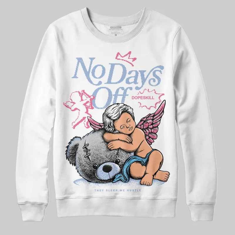 Denim Pink Glow 3s DopeSkill Sweatshirt New No Days Off Graphic sold by DopeSkill