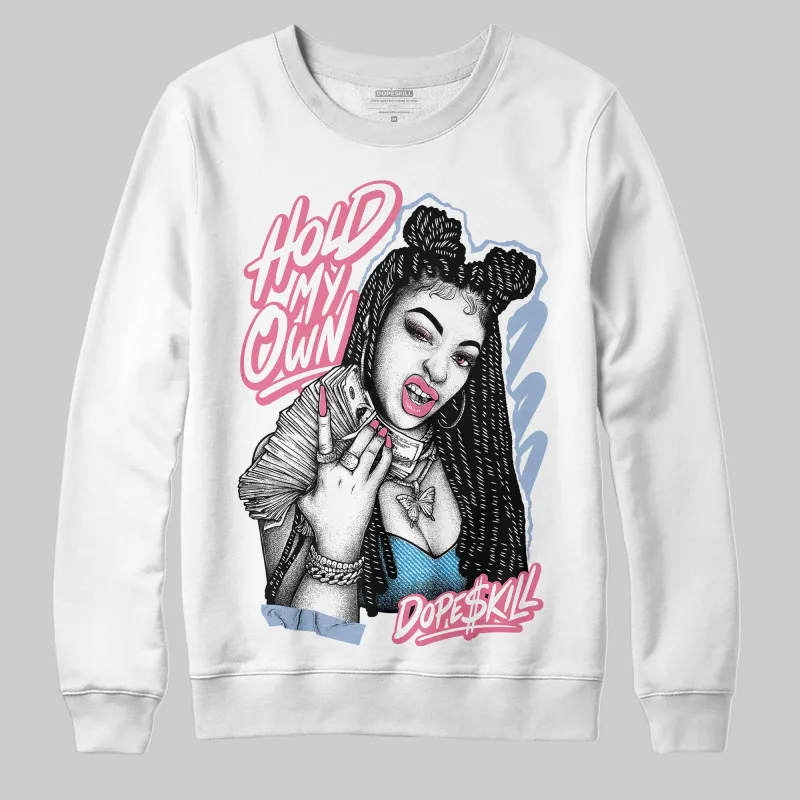 Denim Pink Glow 3s DopeSkill Sweatshirt New H.M.O Graphic sold by DopeSkill