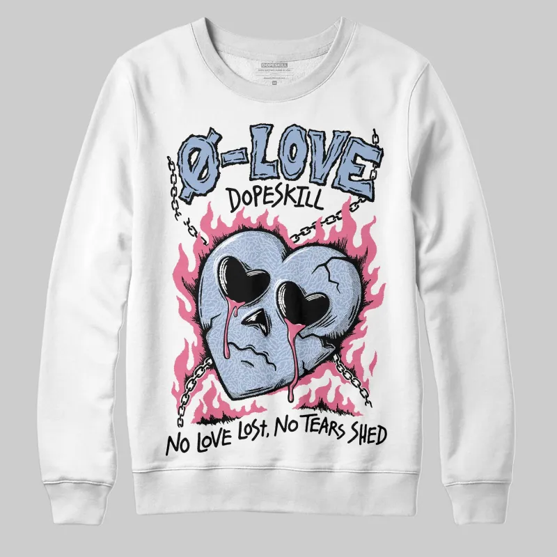 Denim Pink Glow 3s DopeSkill Sweatshirt Crying Heart Graphic sold by DopeSkill