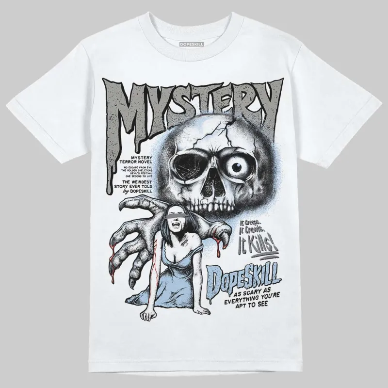 NB 2000 “Silver/Blue” DopeSkill T-Shirt Mystery Ghostly Grasp Graphic sold by DopeSkill