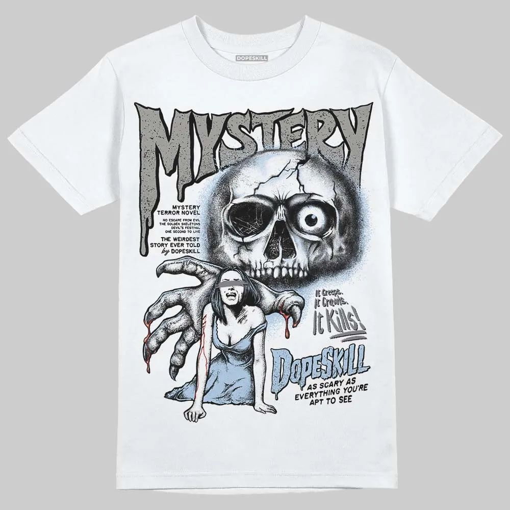 NB 2000 “Silver/Blue” DopeSkill T-Shirt Mystery Ghostly Grasp Graphic sold by DopeSkill