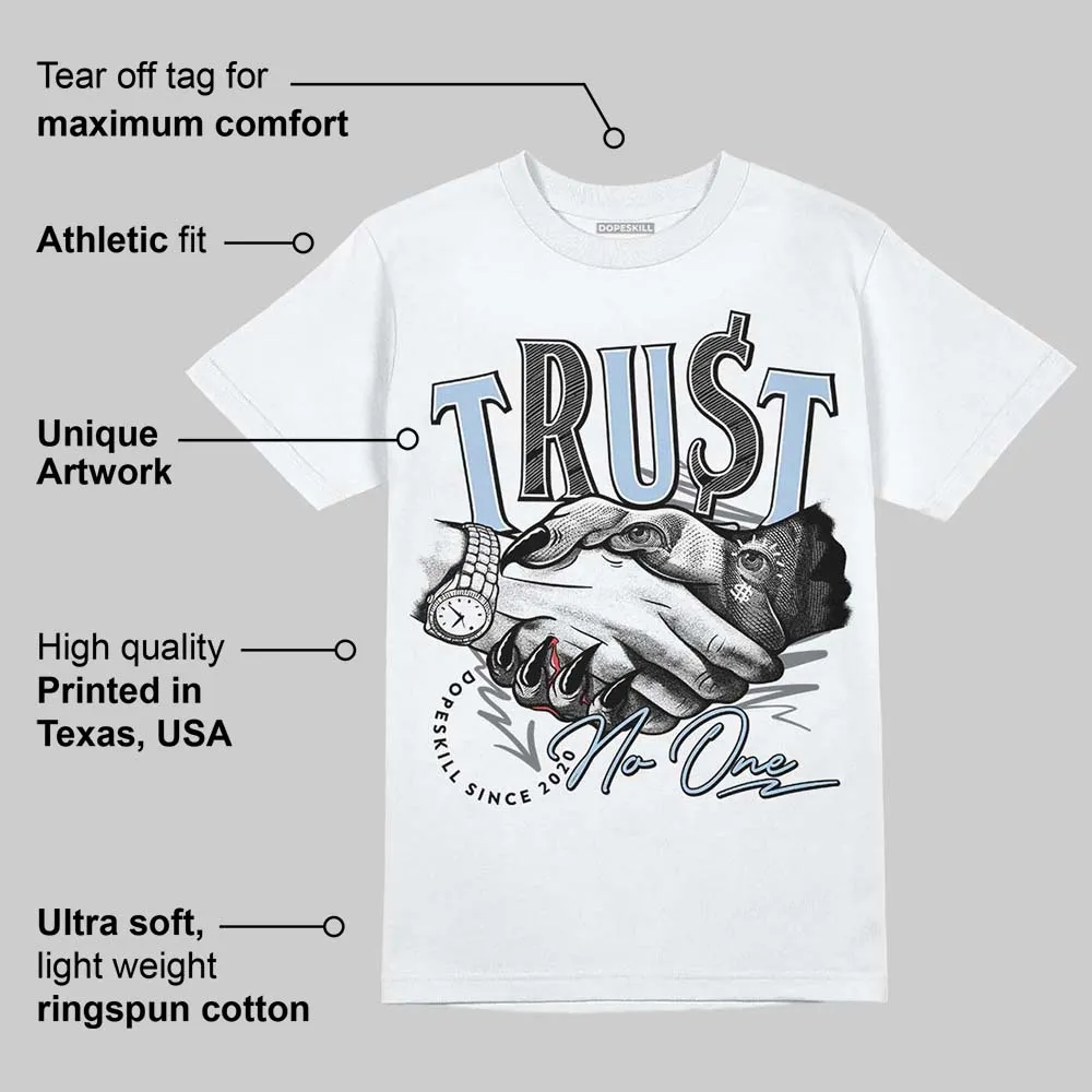 NB 2000 “Silver/Blue” DopeSkill T-Shirt Trust No One Graphic sold by DopeSkill product image thumbnail 3