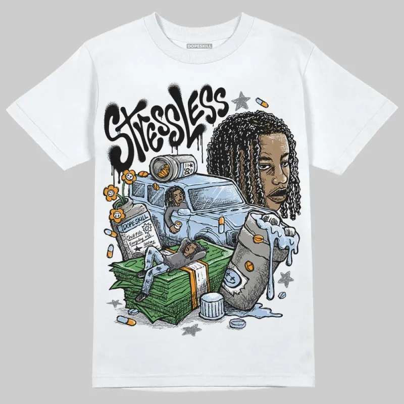 NB 2000 “Silver/Blue” DopeSkill T-Shirt Stressless Graphic sold by DopeSkill