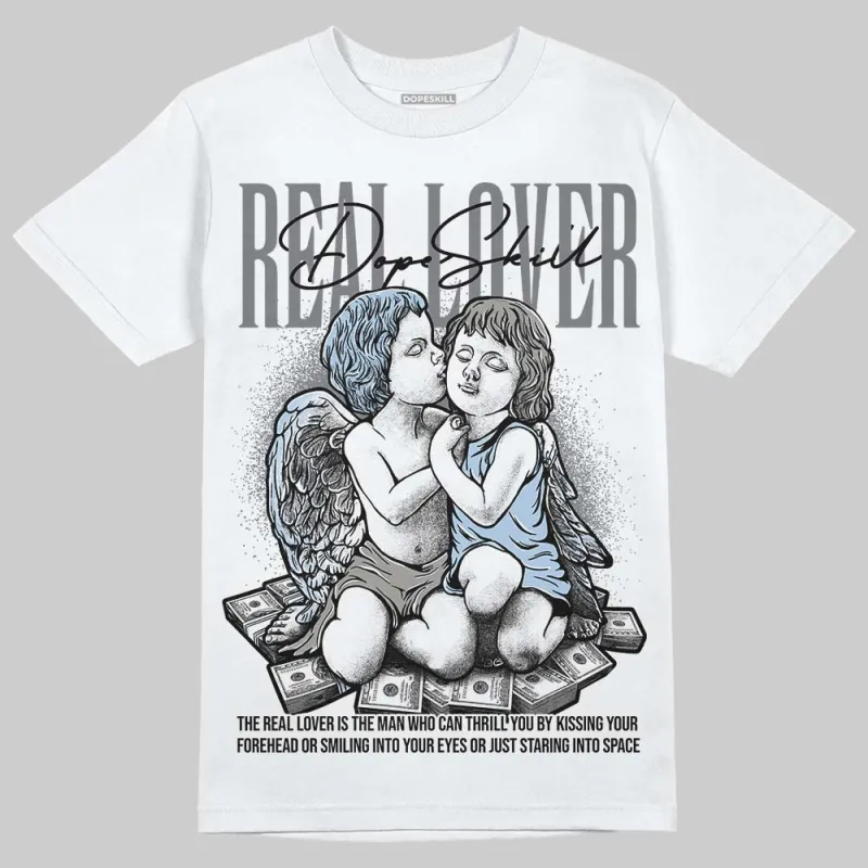 NB 2000 “Silver/Blue” DopeSkill T-Shirt Real Lover Graphic sold by DopeSkill