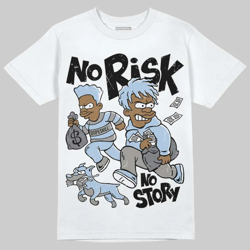 NB 2000 “Silver/Blue” DopeSkill T-Shirt No Risk No Story Graphic sold by DopeSkill