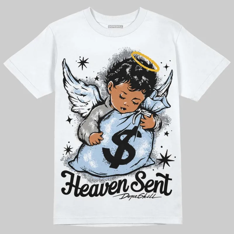 NB 2000 “Silver/Blue” DopeSkill T-Shirt Heaven Sent Graphic sold by DopeSkill
