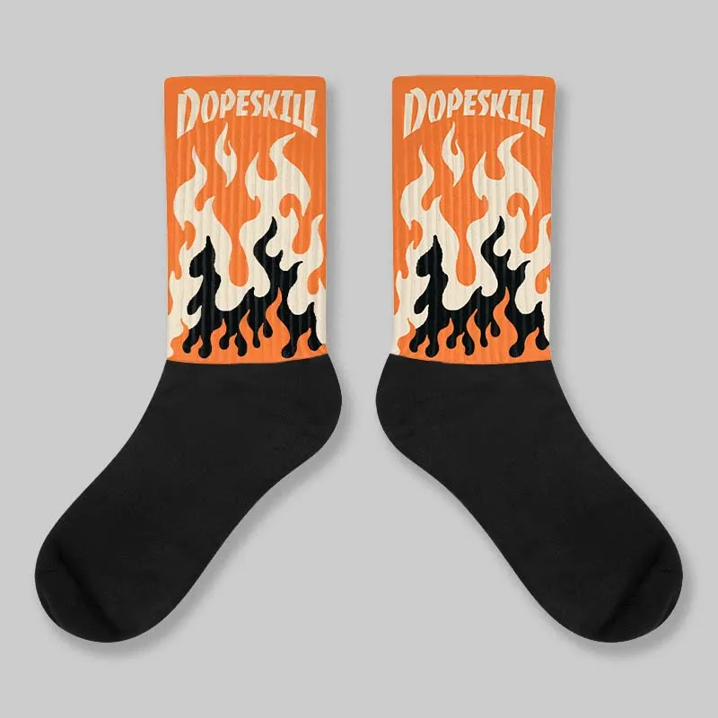 Starfish 3s DopeSkill Sublimated Sock FIRE Graphic sold by DopeSkill