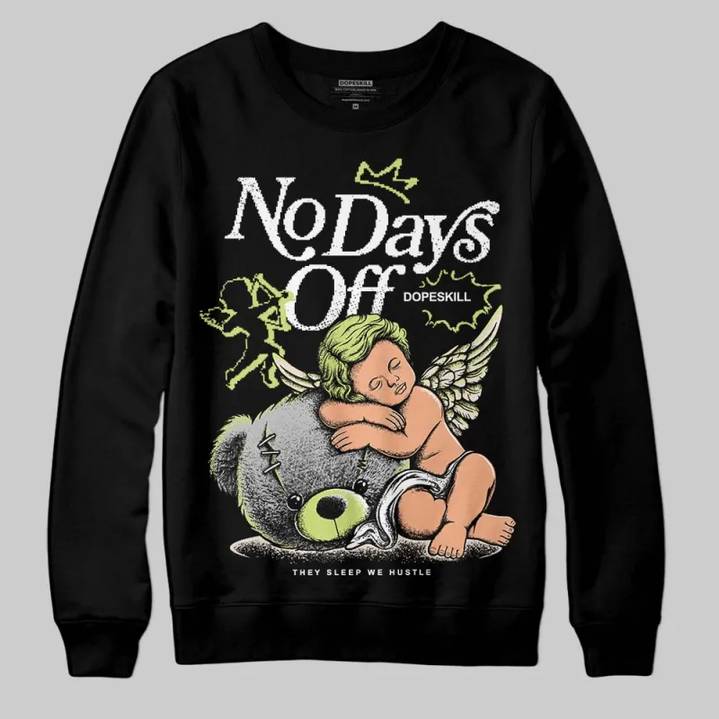 Luminous Green 5s DopeSkill Sweatshirt New No Days Off Graphic sold by DopeSkill