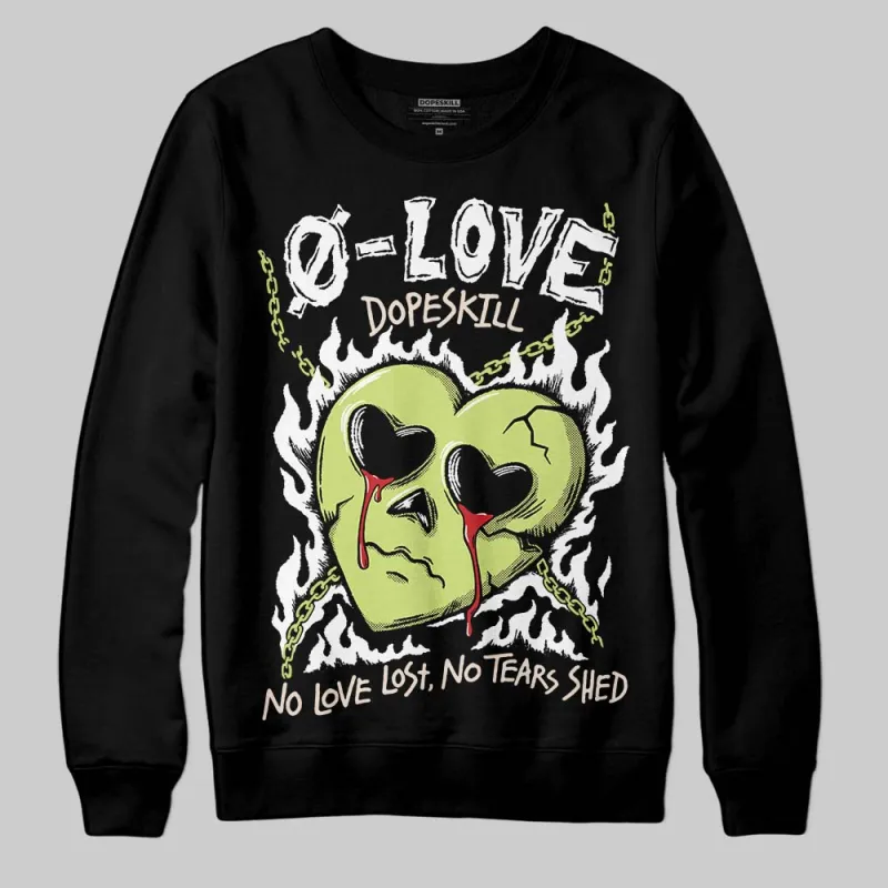 Luminous Green 5s DopeSkill Sweatshirt Crying Heart Graphic sold by DopeSkill