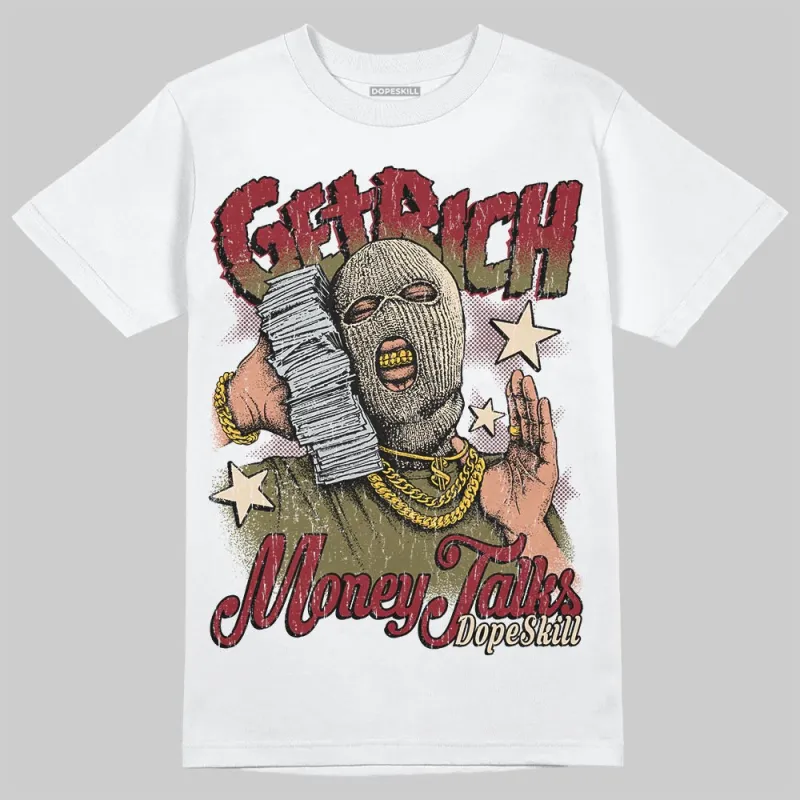 Dunk Dark Team Red/Burgundy Crush DopeSkill T-Shirt Get Rich Graphic sold by DopeSkill