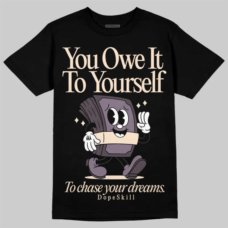 Violet Ore 3s DopeSkill T-Shirt Owe It To Yourself Graphic sold by DopeSkill