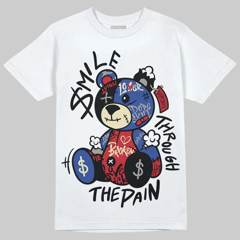 Rare Air 4s DopeSkill T-Shirt Smile Through The Pain Graphic sold by DopeSkill