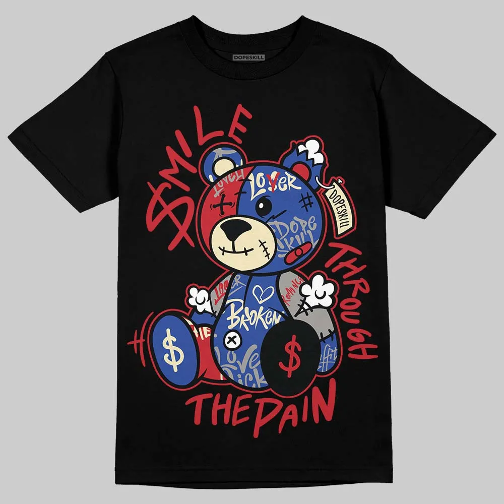 Rare Air 4s DopeSkill T-Shirt Smile Through The Pain Graphic sold by DopeSkill product image thumbnail 2