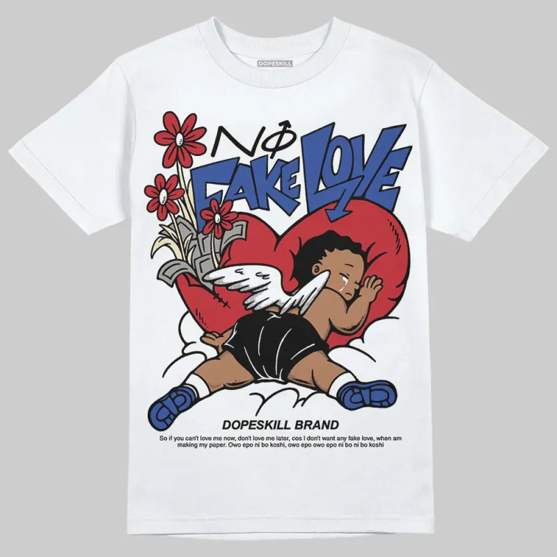 Rare Air 4s DopeSkill T-Shirt No Fake Love Graphic sold by DopeSkill