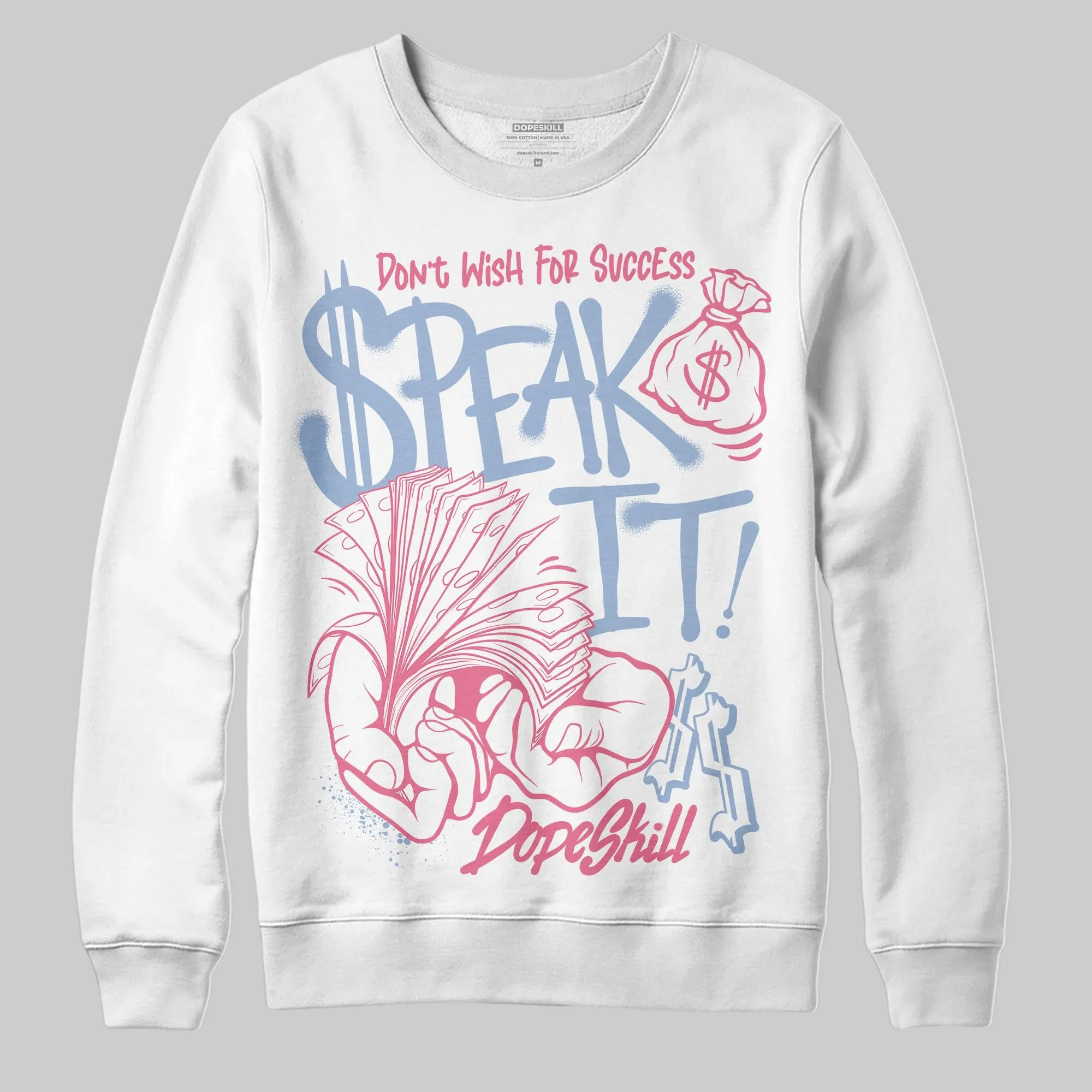 Cobalt Bliss 3s DopeSkill Sweatshirt Speak It Graphic sold by DopeSkill