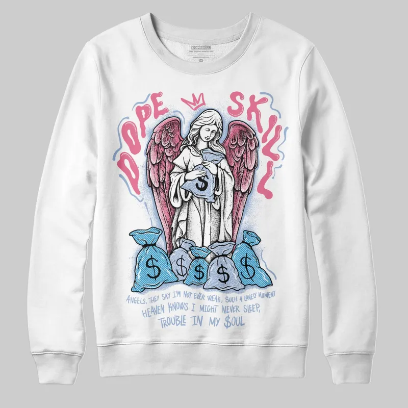 Cobalt Bliss 3s DopeSkill Sweatshirt Angels Graphic sold by DopeSkill