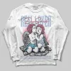 Cobalt Bliss 3s DopeSkill Long Sleeve T-Shirt Real Lover Graphic sold by DopeSkill