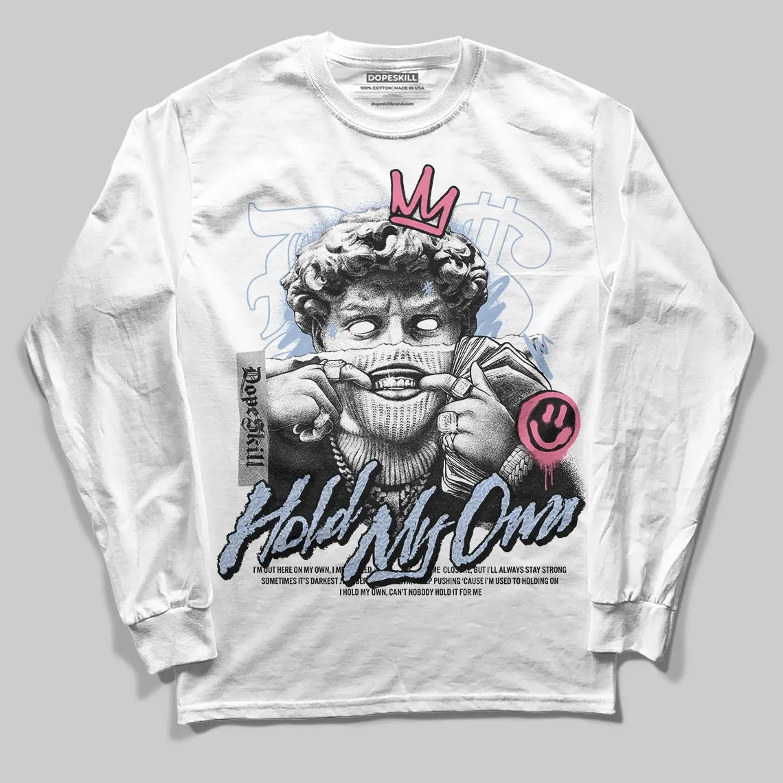 Cobalt Bliss 3s DopeSkill Long Sleeve T-Shirt In My Way Graphic sold by DopeSkill