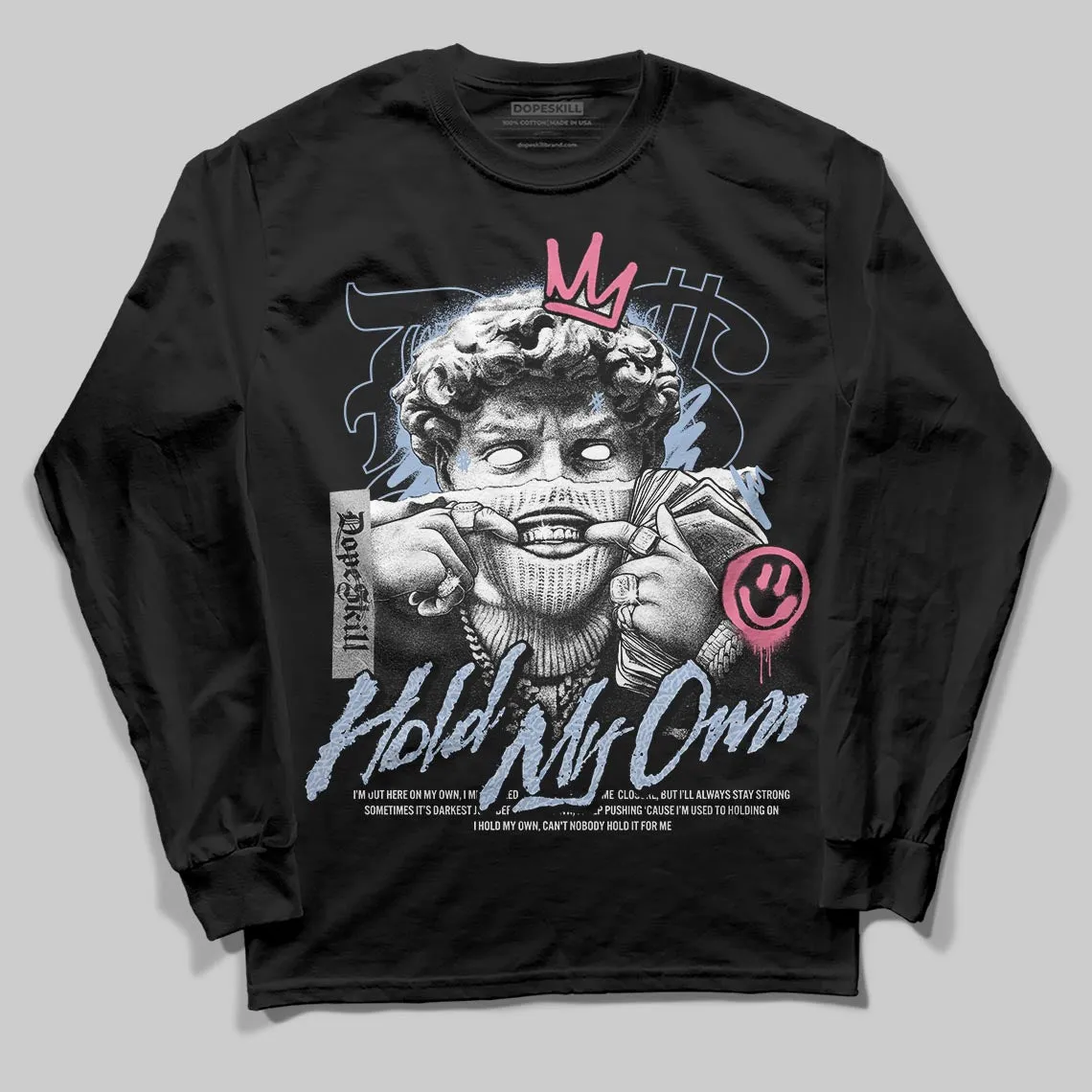 Cobalt Bliss 3s DopeSkill Long Sleeve T-Shirt In My Way Graphic sold by DopeSkill product image thumbnail 2