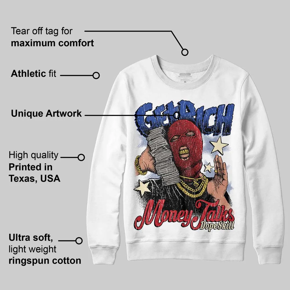 Rare Air 4s DopeSkill Sweatshirt Get Rich Graphic sold by DopeSkill product image thumbnail 3