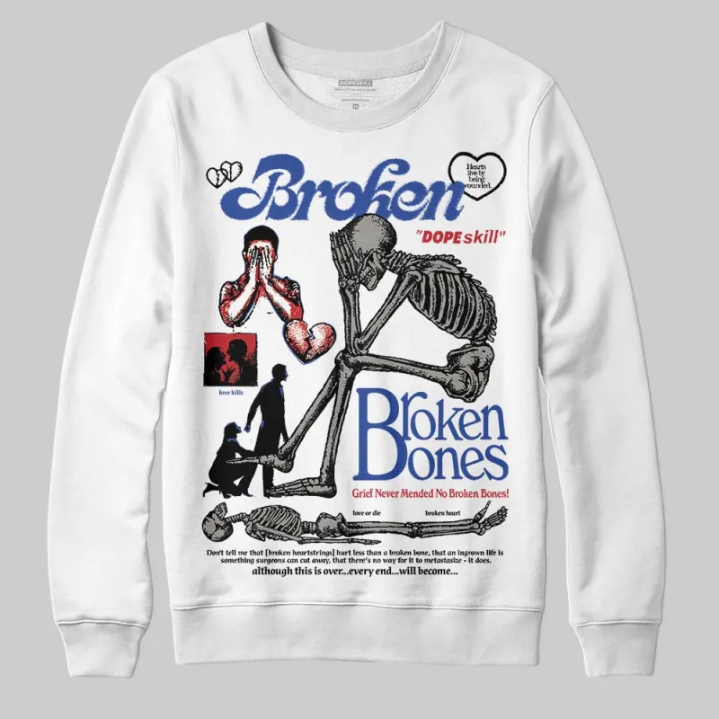 Rare Air 4s DopeSkill Sweatshirt Broken Bones Graphic sold by DopeSkill