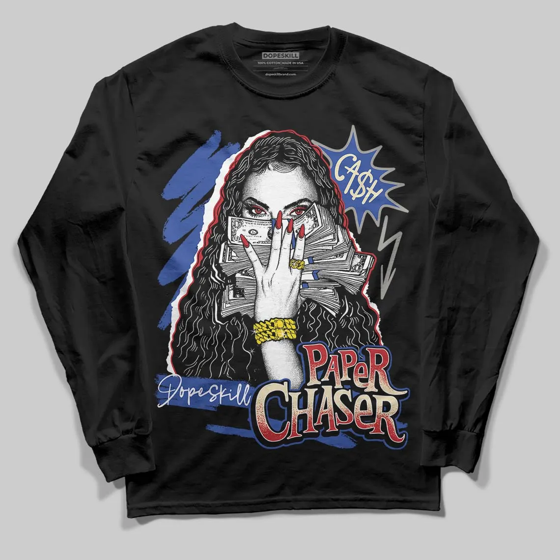 Rare Air 4s DopeSkill Long Sleeve T-Shirt NPC Graphic sold by DopeSkill product image thumbnail 2