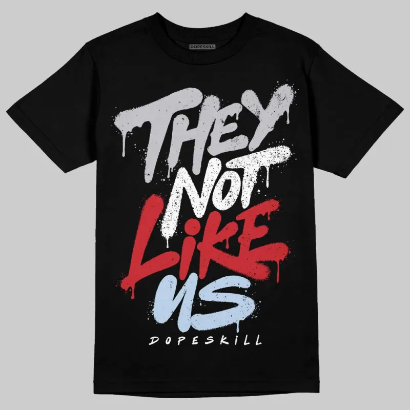 Black Metallic Reimagined 5s DopeSkill T-Shirt They Not Like Us Graphic sold by DopeSkill