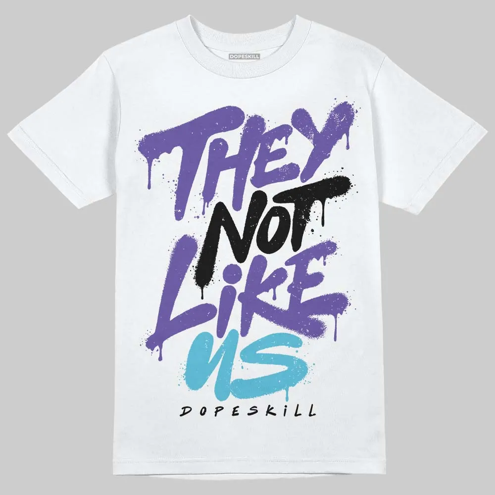 Aqua 8s DopeSkill T-Shirt They Not Like Us Graphic sold by DopeSkill product image thumbnail 2