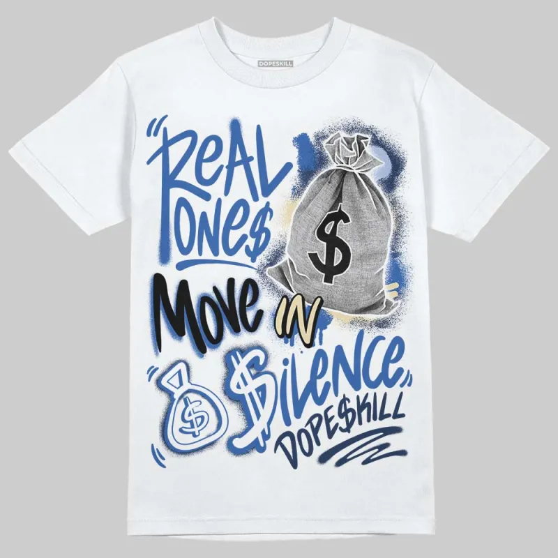 Gel-Nimbus 10.1 “HTTP 404” Blue DopeSkill T-Shirt Real Ones Move In Silence Graphic sold by DopeSkill