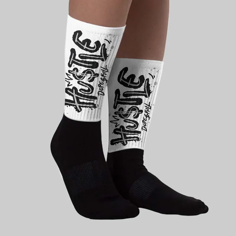 Steel 10s DopeSkill Sublimated Sock Hustle Graphic sold by DopeSkill product image thumbnail 2