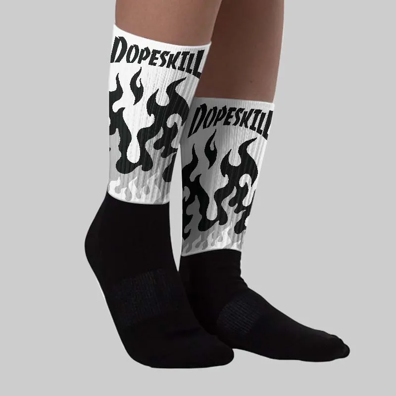 Steel 10s DopeSkill Sublimated Sock FIRE Graphic sold by DopeSkill product image thumbnail 2