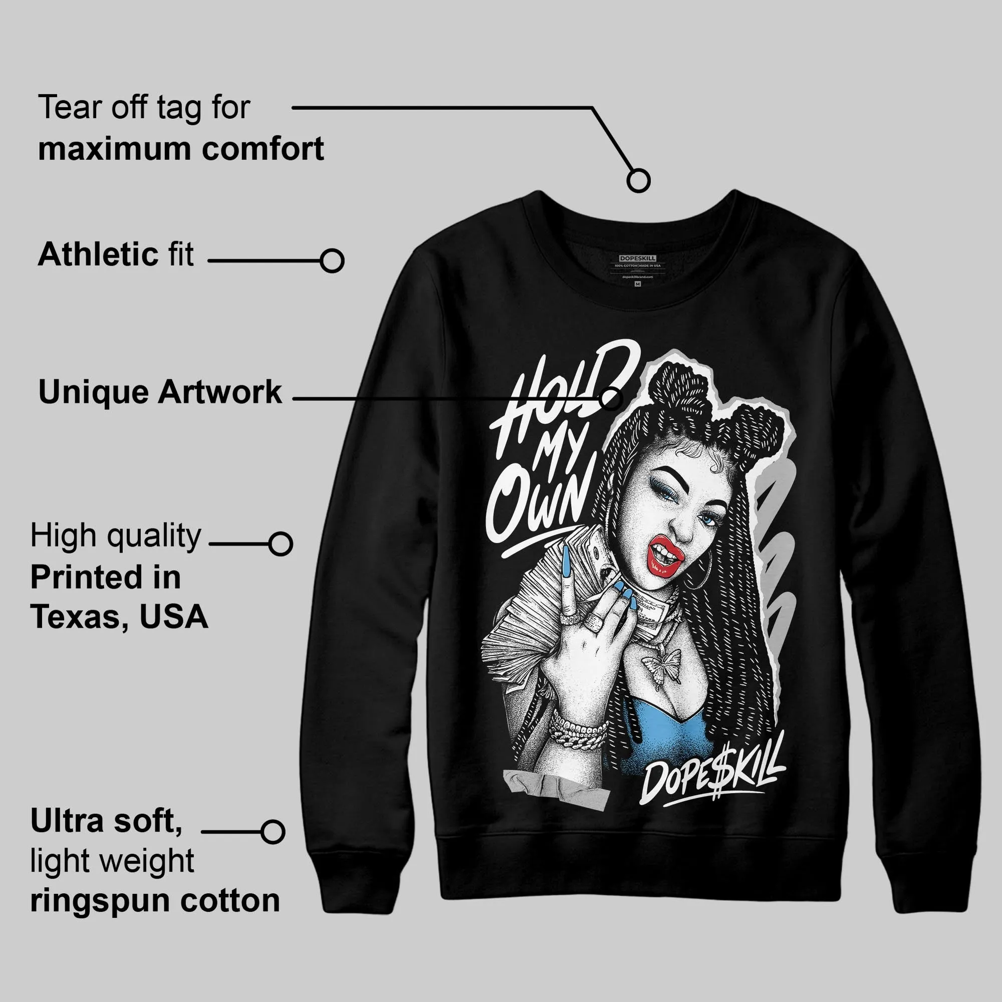 Steel 10s DopeSkill Sweatshirt New H.M.O Graphic sold by DopeSkill product image thumbnail 3