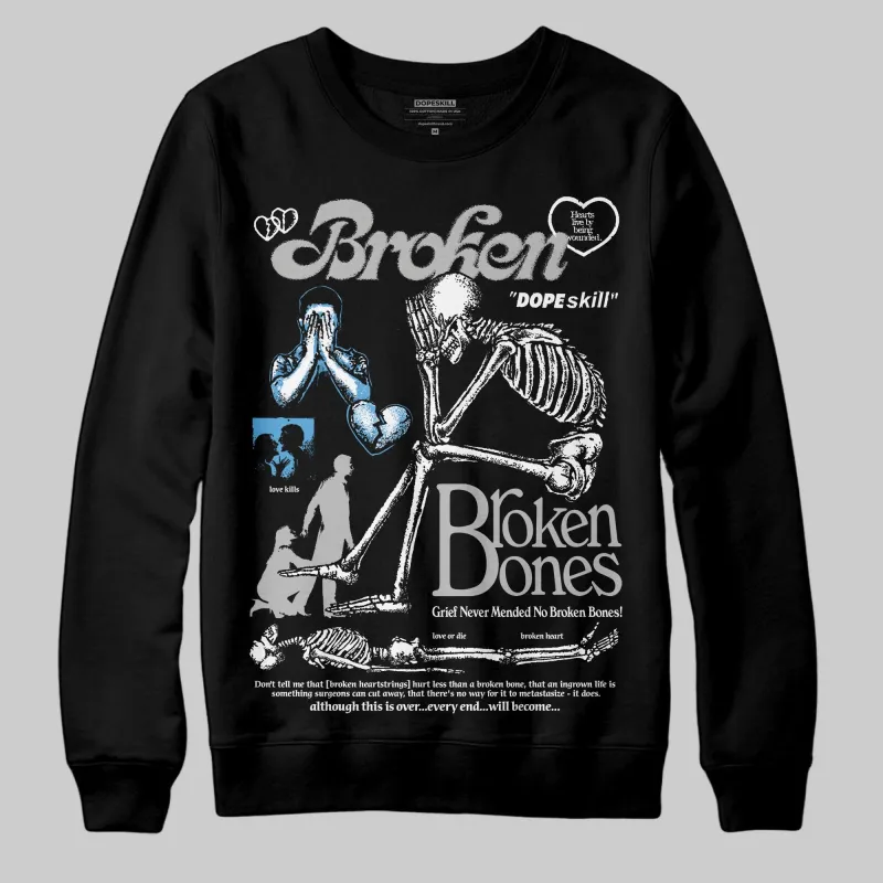 Steel 10s DopeSkill Sweatshirt Broken Bones Graphic sold by DopeSkill