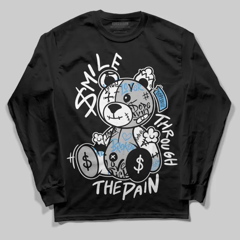 Steel 10s DopeSkill Long Sleeve T-Shirt Smile Through The Pain Graphic sold by DopeSkill