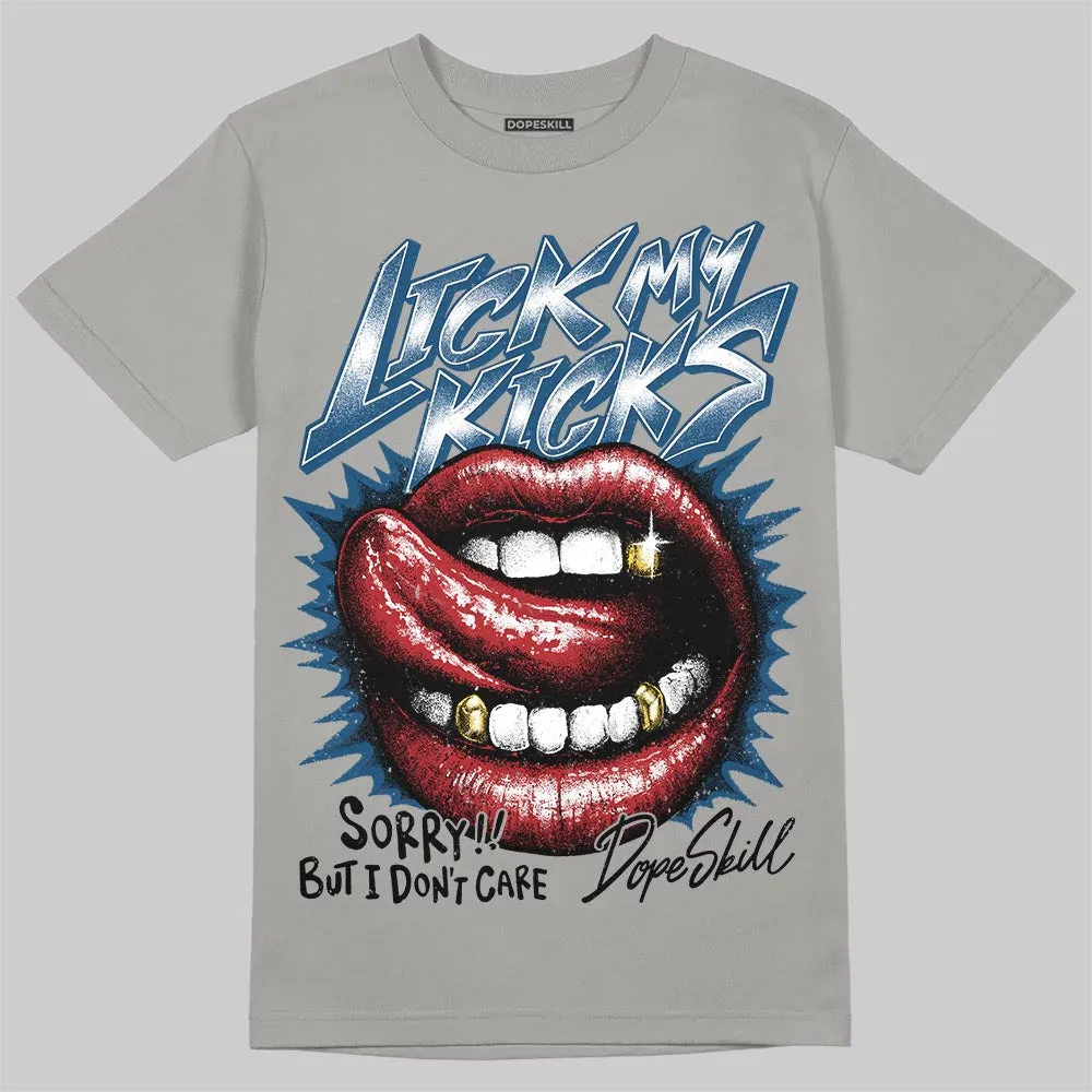 French Blue 12s DopeSkill T-Shirt Lick My Kicks Graphic sold by DopeSkill product image thumbnail 3
