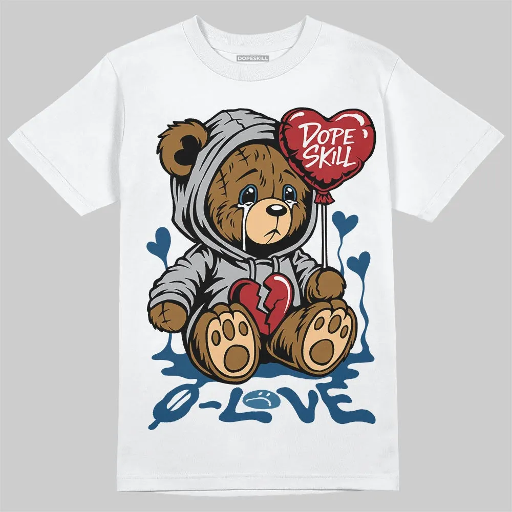 French Blue 12s DopeSkill T-Shirt Broken Bear Graphic sold by DopeSkill