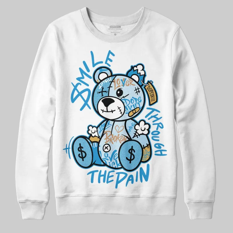 Denim 4s DopeSkill Sweatshirt Smile Through The Pain Graphic sold by DopeSkill