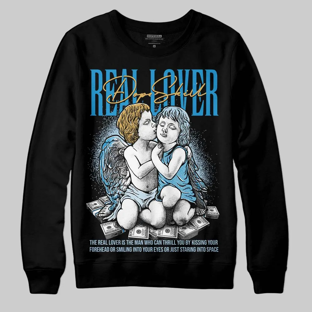 Denim 4s DopeSkill Sweatshirt Real Lover Graphic sold by DopeSkill product image thumbnail 2