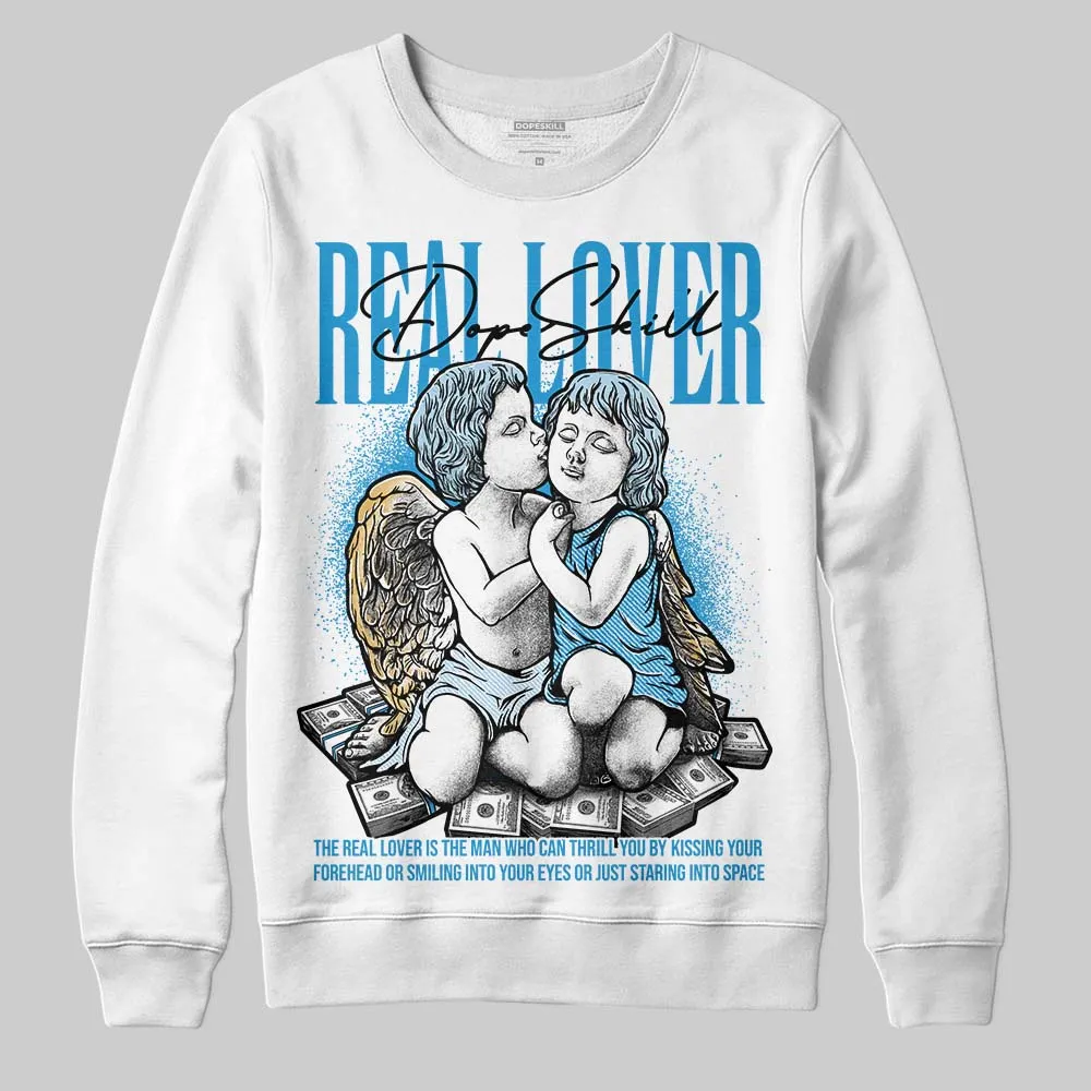 Denim 4s DopeSkill Sweatshirt Real Lover Graphic sold by DopeSkill