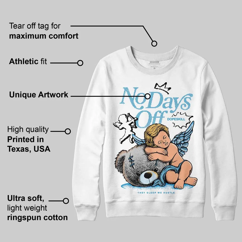 Denim 4s DopeSkill Sweatshirt New No Days Off Graphic sold by DopeSkill product image thumbnail 3
