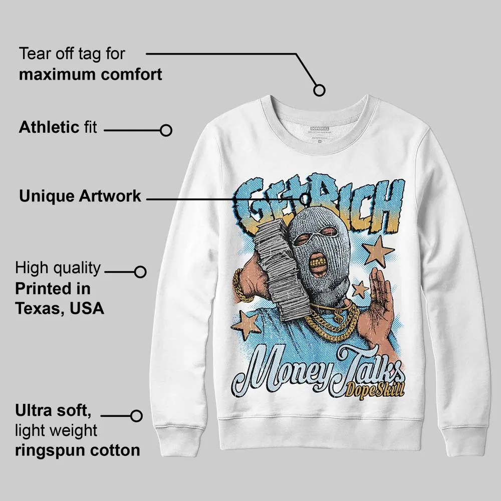 Denim 4s DopeSkill Sweatshirt Get Rich Graphic sold by DopeSkill product image thumbnail 3