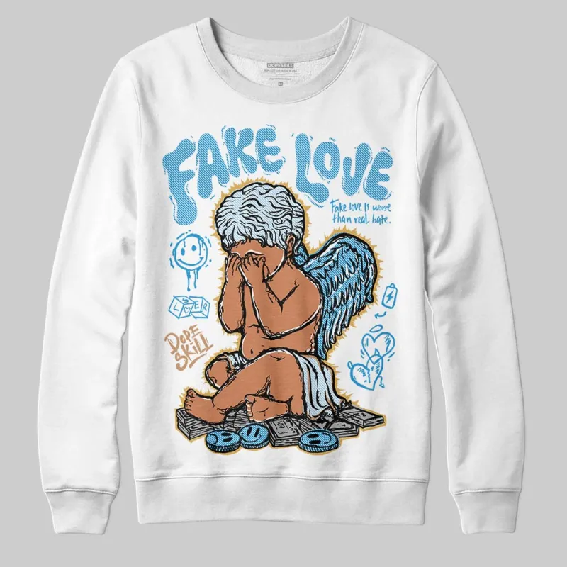 Denim 4s DopeSkill Sweatshirt False Love Graphic sold by DopeSkill