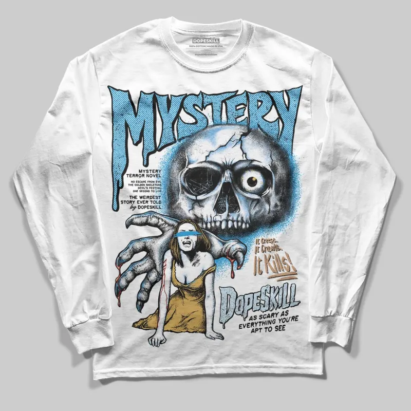Denim 4s DopeSkill Long Sleeve T-Shirt Mystery Ghostly Grasp Graphic sold by DopeSkill