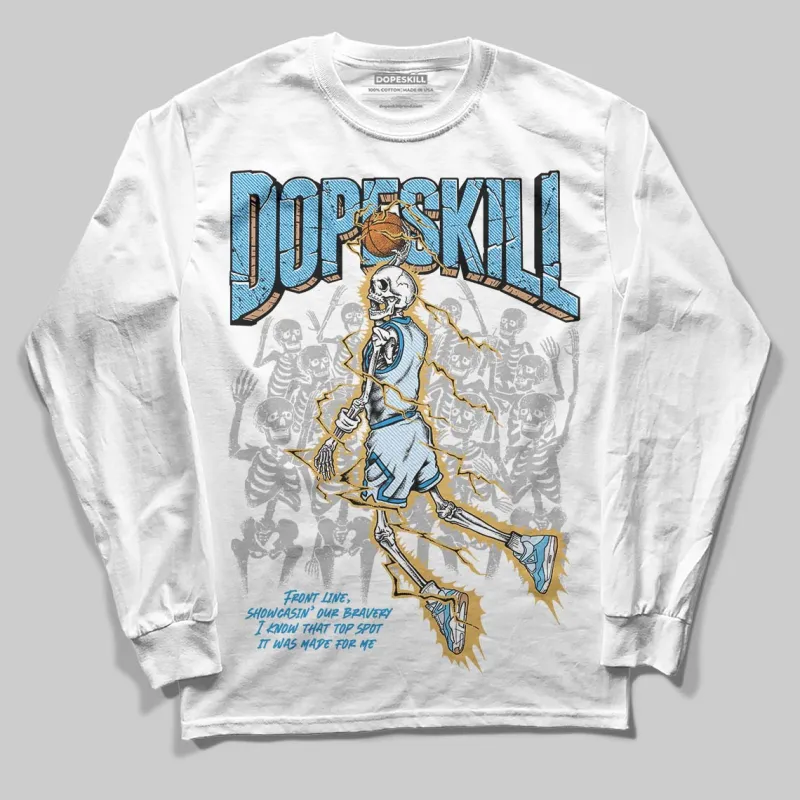 Denim 4s DopeSkill Long Sleeve T-Shirt Thunder Dunk Graphic sold by DopeSkill
