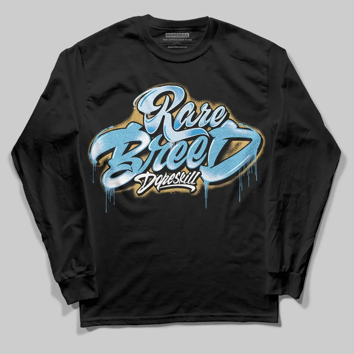 Denim 4s DopeSkill Long Sleeve T-Shirt Rare Breed Type Graphic sold by DopeSkill product image thumbnail 2