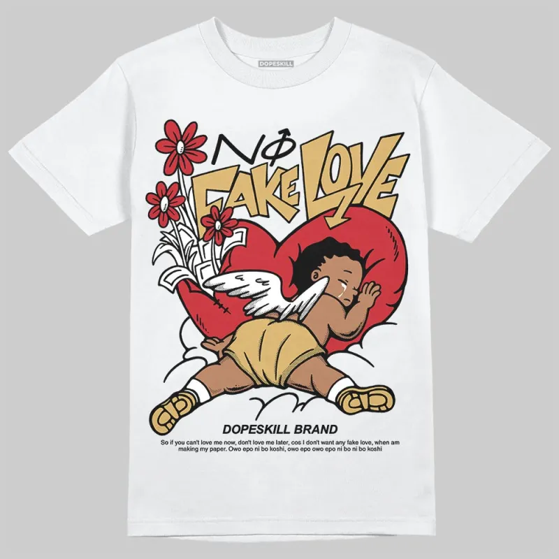 Pizza 4s DopeSkill T-Shirt No Fake Love Graphic sold by DopeSkill
