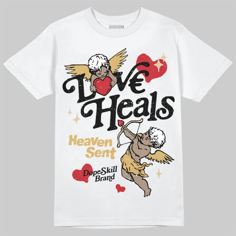 Pizza 4s DopeSkill T-Shirt New Love Heals Graphic sold by DopeSkill
