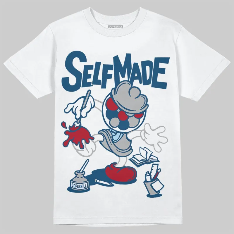 French Blue 12s DopeSkill T-Shirt Self Made Graphic sold by DopeSkill