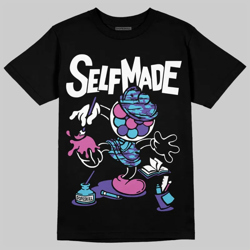 Aqua 8s DopeSkill T-Shirt Self Made Graphic sold by DopeSkill