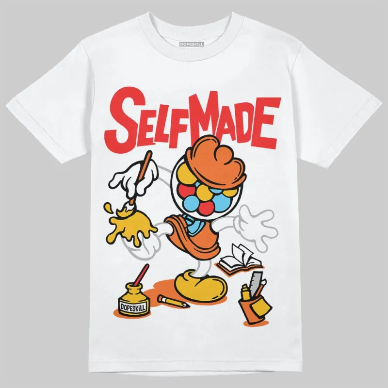 Orange Black White DopeSkill T-Shirt Self Made Graphic sold by DopeSkill